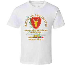 Army - Battle For Philippines - 99th Field Artillery Battalion W Pac - Phil Svc X 300 T Shirt