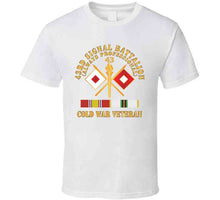 Load image into Gallery viewer, Army - 43rd Signal Battalion - Cold War Veteran W Cold Svc X 300 T Shirt
