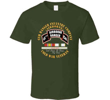 Load image into Gallery viewer, 6th Ranger Infantry Company - Airborne - Cold War Svc Ribbons X 300 T Shirt
