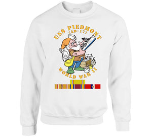 Navy - Uss Piedmont (ad-17) W Pac Svc Wwii T Shirt