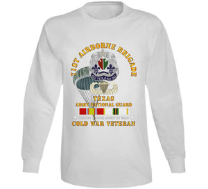 Army - 1st Airborne Brigade - Txarng - Cold War Veteran W Cold Svc  X 300 Classic T Shirt, Crewneck Sweatshirt, Hoodie, Long Sleeve