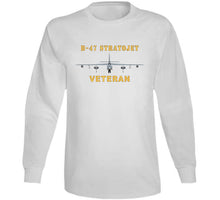 Load image into Gallery viewer, Airplane - B-47 Stratojet Bomber - Front - Veteran X 300 T Shirt
