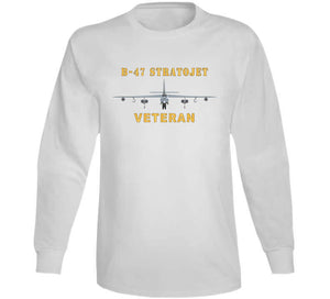 Airplane - B-47 Stratojet Bomber - Front - Veteran X 300 T Shirt