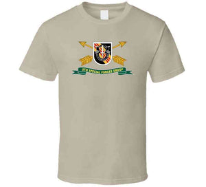 Army - 5th Special Forces Group - Vietnam - Flash W Br - Ribbon X 300 T Shirt