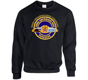 Navy - Naval Amphibious Base Coronado W Txt Classic T Shirt, Crewneck Sweatshirt, Hoodie, Long Sleeve