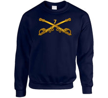 Load image into Gallery viewer, Army - 7th Cavalry Branch Wo Txt Classic T Shirt, Crewneck Sweatshirt, Hoodie, Long Sleeve
