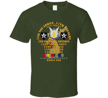Load image into Gallery viewer, Army - 5th Squadron, 17th Cavalry - 2nd Id W Map W Korea Svc T Shirt
