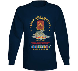 Dui - 284th Field Artillery Battalion - Dui W Br - Helpmate - 105mm Gun - Crew - Eur Svc Wwii X 300 Classic T Shirt, Crewneck Sweatshirt, Hoodie, Long Sleeve