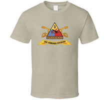 Load image into Gallery viewer, Army  - 3rd Armored Division - Ssi W Br - Ribbon X 300 T Shirt
