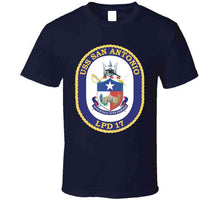 Load image into Gallery viewer, Navy - Uss San Antonio (lpd-17) Wo Txt X 300 T Shirt
