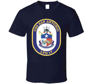 Navy - Uss San Antonio (lpd-17) Wo Txt X 300 T Shirt