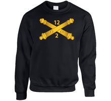 Load image into Gallery viewer, Army - 2nd Bn 12th Field Artillery Regt - Artillery Br Wo Txt T Shirt
