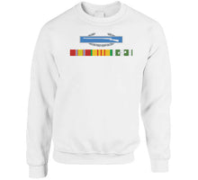 Load image into Gallery viewer, Vietnam Ribbons Svc Bar W Cib Wo Campaign Star T Shirt
