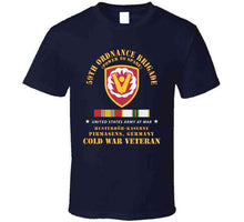 Load image into Gallery viewer, Army - 59th Ordnance Brigade - Ssi - HusterhÃ¶h-kaserne, Pirmasens  W Cold  Vet - Cold Svc X 300 Classic T Shirt, Crewneck Sweatshirt, Hoodie, Long Sleeve
