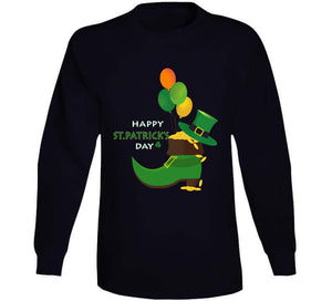 St. Patrick's Day - Leprechaun's Shoe with Gold Coins  Classic T Shirt, Crewneck Sweatshirt, Hoodie, Long Sleeve