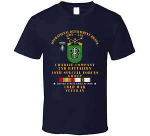 Army - Odb 230 - C Co, 2nd Bn 10th Sfg W Cold Svc Classic T Shirt, Crewneck Sweatshirt, Hoodie, Long Sleeve