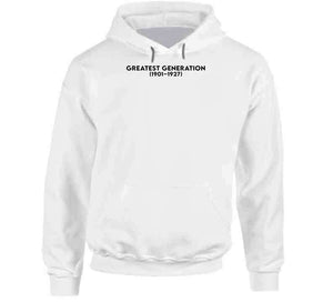 The Greatest Generation (gi Generation) - Born 1901-1927 - Black Txt X 300 T Shirt