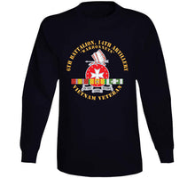 Load image into Gallery viewer, 6th Battalion, 14th Artillery Regiment - Dui - Warbonnets - Vn Svc Bar - Top X 300 Classic T Shirt, Crewneck Sweatshirt, Hoodie, Long Sleeve

