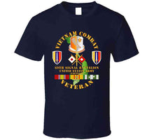 Load image into Gallery viewer, Army - Vietnam Combat Vet W 69th Signal Bn Dui - Usarv W Vn Svc T Shirt
