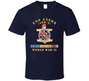 Navy - Uss Jason (arh-8) - Wwii W  Pac Svc X 300 Classic T Shirt, Crewneck Sweatshirt, Hoodie, Long Sleeve