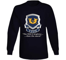 Load image into Gallery viewer, Army - Jag Corps Crest - Pen Is Mighter X 300  Classic T Shirt, Crewneck Sweatshirt, Hoodie, Long Sleeve
