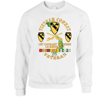 Load image into Gallery viewer, Vietnam Combat Veteran W 1st Cav Dui X 300  Classic T Shirt, Crewneck Sweatshirt, Hoodie, Long Sleeve
