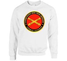 Load image into Gallery viewer, Army - Us Army Field Artillery Combat Veteran W Branch T Shirt
