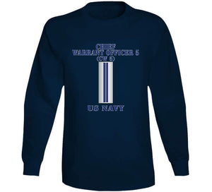 Navy - Rank - Chief Warrant Officer - Cw5 T Shirt