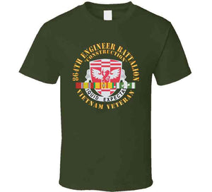 864th Engineer Battalion With Vietnam Service Ribbon X 300 Classic T Shirt, Crewneck Sweatshirt, Hoodie, Long Sleeve