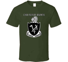 Load image into Gallery viewer, Dui - 179th Infantry Regiment With Text - Bw X 300 T Shirt
