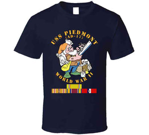 Navy - Uss Piedmont (ad-17) W Pac Svc Wwii T Shirt