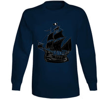 Load image into Gallery viewer, Pirate Ship - W Pirate Flag - Silhouette X 300 T Shirt
