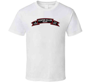 D Troop 4th Cav - Hunter-killer Team Scroll T Shirt