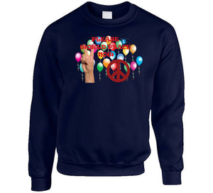 Army - Please World Peace Now W Peace Sign, Hand - Balloons X 300 Classic T Shirt, Crewneck Sweatshirt, Hoodie, Long Sleeve