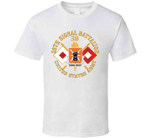 Load image into Gallery viewer, Army - 38th Signal Battalion - Dui - Us Army W Bn Number - Sig Br X 300 T Shirt
