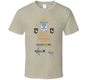 Army - 401st Glider Infantry Regiment, 101st Airborne Div - Rhineland Central Eur Wwii W Eur Svc X 300 T Shirt