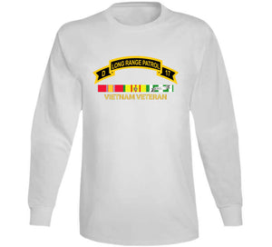 Troop D 17th Cav Long Range Patrol Vietnam Vet W Vn Svc T Shirt