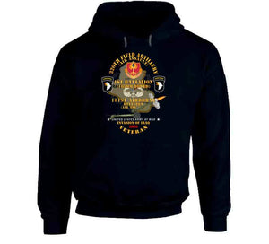 Army - 1st Bn, 320th Fa, 101st Airborne Div - Invasion - 2003 W Aa Badge - W 105mm  Map Classic T Shirt, Crewneck Sweatshirt, Hoodie, Long Sleeve