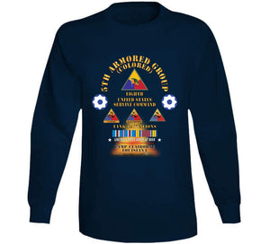 5th Armored Group -  Camp Claiborne, La W Fire - W 758, 761, 784th Tank Bn Ssi W Dui - Am Svc X 300 T Shirt