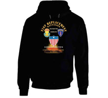 Load image into Gallery viewer, 21st Replacement Battalion - Frankfurt, Germany - Dui - Ssi - Ag Branch - Us Army, Europe - Cold War Veteran X 300 T Shirt
