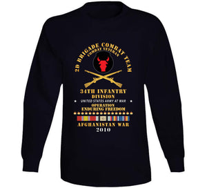 2nd Brigade Combat Team, 34th Id - Enduring Freedom Combat Veteran X 300 T Shirt