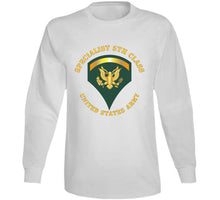 Load image into Gallery viewer, Army - Specialist 5th Class - Sp5 Classic T Shirt, Crewneck Sweatshirt, Hoodie, Long Sleeve
