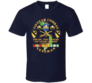 Army - Vietnam Combat Cavalry Veteran W 2bn 8th Cav Coa - 1st Cav Div Abn X 300 T Shirt