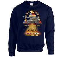 Load image into Gallery viewer, Cold War Vet -  3rd Armored Division  - Gelnhausen, Germany - M60a1 Tank  - Spearhead W Fire - 1978-1981 W Dui - Cold X 300 T Shirt
