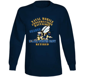 Navy - Seabee - Retired X 300 Classic T Shirt, Crewneck Sweatshirt, Hoodie, Long Sleeve