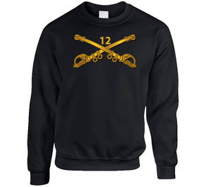 Army - 12th Cavalry Branch Wo Txt Classic T Shirt, Crewneck Sweatshirt, Hoodie, Long Sleeve