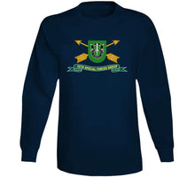 Load image into Gallery viewer, Army - 10th Special Forces Group - Flash W Br - Ribbon X 300 T Shirt
