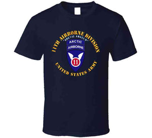 11th Airborne Division - Arctic Angels W Arctic Tab X 300 Classic T Shirt, Crewneck Sweatshirt, Hoodie, Long Sleeve