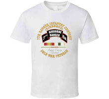 Load image into Gallery viewer, 7th Ranger Infantry Company - Airborne - Cold War Svc Ribbons X 300 T Shirt
