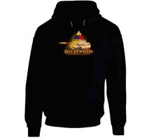 Load image into Gallery viewer, Army - 2nd Armored Division  - M1a1 Tank  - Hell On Wheels W Fire X 300 Classic T Shirt, Crewneck Sweatshirt, Hoodie, Long Sleeve
